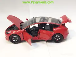 ماکت تسلا 3 (TESLA 3 XLG)(1:24) قرمز