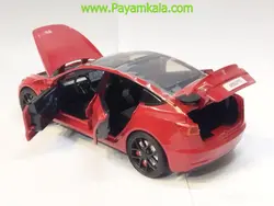 ماکت تسلا 3 (TESLA 3 XLG)(1:24) قرمز