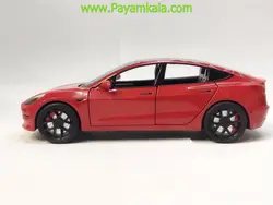ماکت تسلا 3 (TESLA 3 XLG)(1:24) قرمز