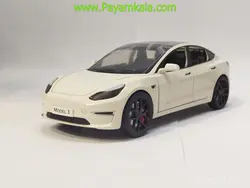ماکت تسلا 3 (TESLA 3 XLG)(1:24) سفید