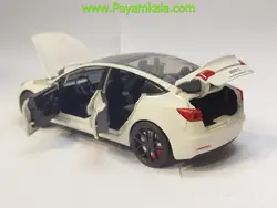 ماکت تسلا 3 (TESLA 3 XLG)(1:24) سفید