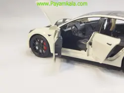 ماکت تسلا 3 (TESLA 3 XLG)(1:24) سفید