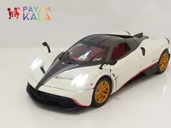 (دودزا) ماکت ماشین فلزی پاگانی هوایرا 1:24 (Pagani Huayra) سفید