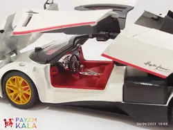 (دودزا) ماکت ماشین فلزی پاگانی هوایرا 1:24 (Pagani Huayra) سفید