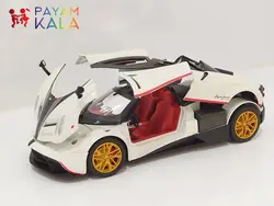 (دودزا) ماکت ماشین فلزی پاگانی هوایرا 1:24 (Pagani Huayra) سفید
