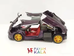 (دودزا) ماکت ماشین فلزی پاگانی هوایرا 1:24 (Pagani Huayra) بنفش
