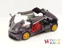(دودزا) ماکت ماشین فلزی پاگانی هوایرا 1:24 (Pagani Huayra) بنفش