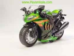 ماکت موتور ریس جعبه دار فلزی (3901YT) سبز