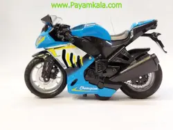 ماکت موتور ریس جعبه دار فلزی (3901YT) آبی