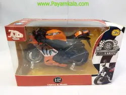 ماکت موتور ریس جعبه دار فلزی (3901YT) نارنجی