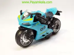 ماکت موتور ریس جعبه دار فلزی (3904YT) آبی