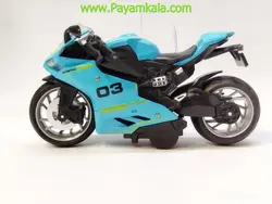 ماکت موتور ریس جعبه دار فلزی (3904YT) آبی