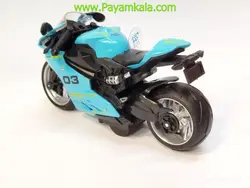 ماکت موتور ریس جعبه دار فلزی (3904YT) آبی