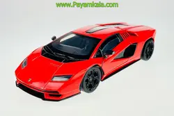 ماکت ماشین فلزی لامبورگینی کانتاش (LAMBORGHINI COUNTACH LPI 800-4 WELLY)(1:24) قرمز
