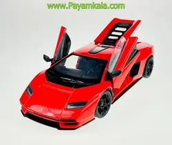 ماکت ماشین فلزی لامبورگینی کانتاش (LAMBORGHINI COUNTACH LPI 800-4 WELLY)(1:24) قرمز