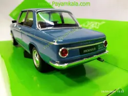 ماکت ماشین ب ام و 2002 (BMW 2002 1:24 WELLY) آبی