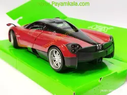 ماکت ماشین فلزی پاگانی (1:24) (PAGANI HUAYRA WELLY) قرمز