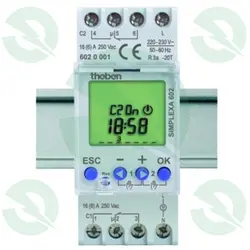 تایمر دیجیتال هفتگی تبن theben 602