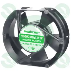 فن 15×17 بلبرینگی 220 ولت SALZER
