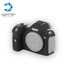 خرید کاور دوربين سیلیکونی مشکي Canon Eos R6 cover | دنیا دوربین