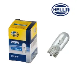 لامپ هالوژن خودرو W5W هلا - Hella (اصلی)