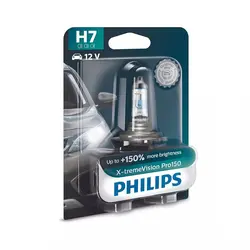 لامپ هالوژن H7 مدل اکستریم ویژن %Pro 150 فیلیپس - Philips (یک عددی)