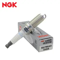 شمع خودرو NGK مدل SILFR6A - 11/5468 سوزنی دوبل ایریدیوم لیزر پایه بلند آچار 16 (اصلی)