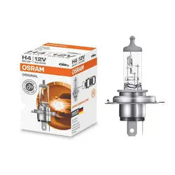 لامپ هالوژن پایه H4 مدل استاندارد اسرام - Osram (اصلی)