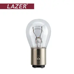 لامپ هالوژن گازی چراغ خطر پایه P21/5W لیزر - Lazer