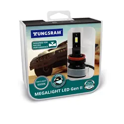 هدلایت LED پایه H8 / H9 / H11 / H16 مگالایت 20 وات تانگسرام - TUNGSRAM