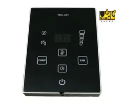 کلید هوشمند تاچ (ترموستات) کولر آبی سراج مدل TEC-341
