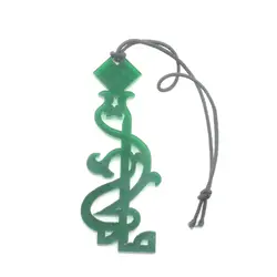 آویز پلکسی آینه ماشین طرح فاطمه کد 02