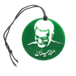 آویز پلکسی آینه ماشین طرح مرد میدان