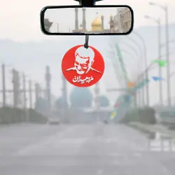 آویز پلکسی آینه ماشین طرح مرد میدان