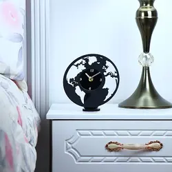 ساعت رومیزی طرح گرامافون مدل نقشه جهان