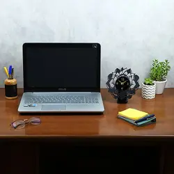 ساعت رومیزی طرح گرامافون مدل لوتوس