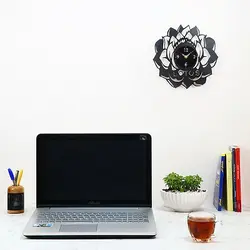 ساعت دیواری طرح گرامافون مدل لوتوس