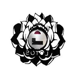 ساعت دیواری طرح گرامافون مدل لوتوس