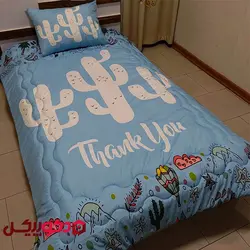 روتختی سه بعدی کاکتوس آبی BD433 | تولید ست پرده و روتختی