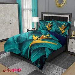 روتختی سه بعدی طرح برگ B151 | تولید پرده و روتختی