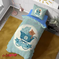 روتختی سه بعدی خرس کالسکه سوار BD973 | تولید پرده و روتختی