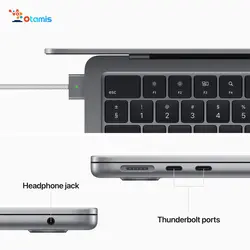 لپتاپ 13 اینچی اپل مدل MacBook Air MLXW3 2022