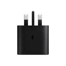 مشخصات، قیمت و خرید شارژر دیواری سامسونگ 25 وات Super Fast Charger مدل EP-TA800 + همراه کابل USB-C to USB-C