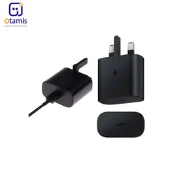 مشخصات، قیمت و خرید شارژر دیواری سامسونگ 25 وات Super Fast Charger مدل EP-TA800 + همراه کابل USB-C to USB-C