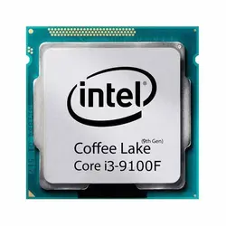 سی پی یو اینتل مدل Core i3-9100F Coffee Lake تری