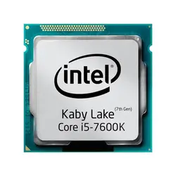 سی پی یو اینتل مدل Core i5-7600K Kaby Lake