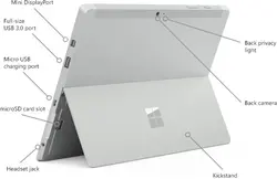 تبلت مایکروسافت سرفیس پرو Surface Pro 4 پردازنده i5 رم 4 حافظه 128
