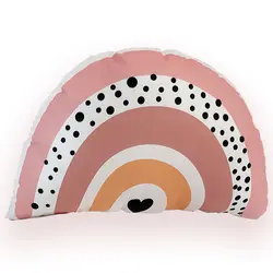 کوسن دخترانه طرح رنگین کمان کد R01