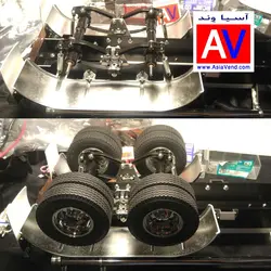 تانکر سوخت کشنده کنترلی - TAMIYA Fuel Tank Trailer