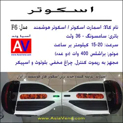 اسکوتر برقی نیوپاور F6